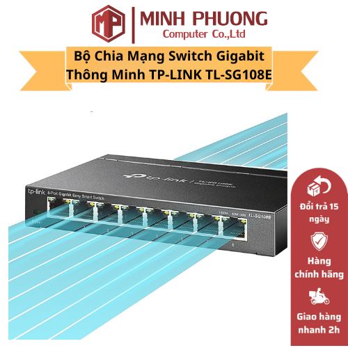 ของแท้ TP-LINK TL-SG108E Smart Gigabit Switch Network Splitter