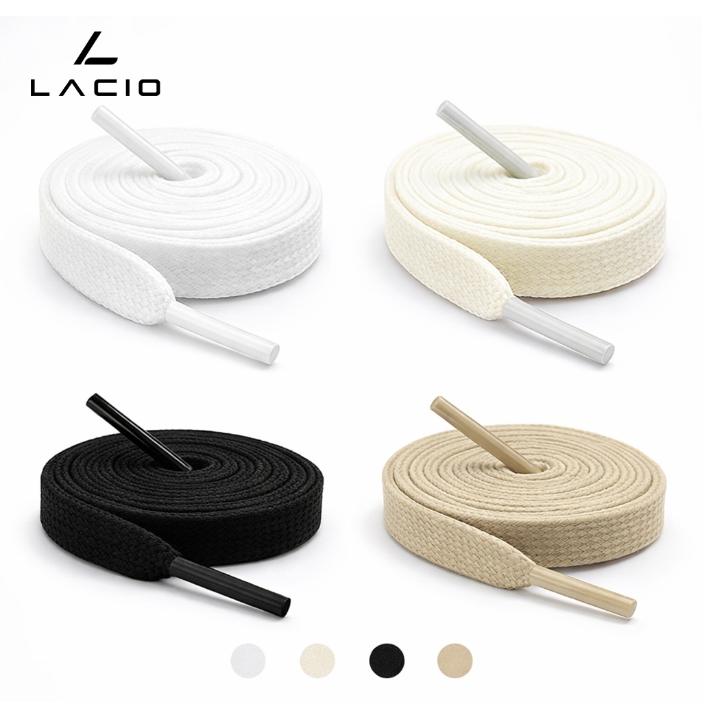 [CV1970s] 1970s Classic Premium Flat Shoe Laces 4 สีสําหรับรองเท้าผ้าใบสูง-ต่ําหนา