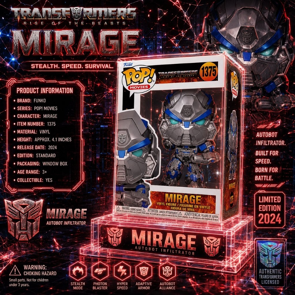 Pop Mart Transformers Mirage Funko 1375 รูป 2166 d5 14