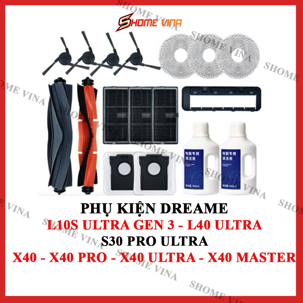Dreame L10S ULTRA GEN 3 อุปกรณ์เสริมเครื่องดูดฝุ่น - L40 ULTRA S30 PRO ULTRA X40 - X40 PRO - X40 ULT