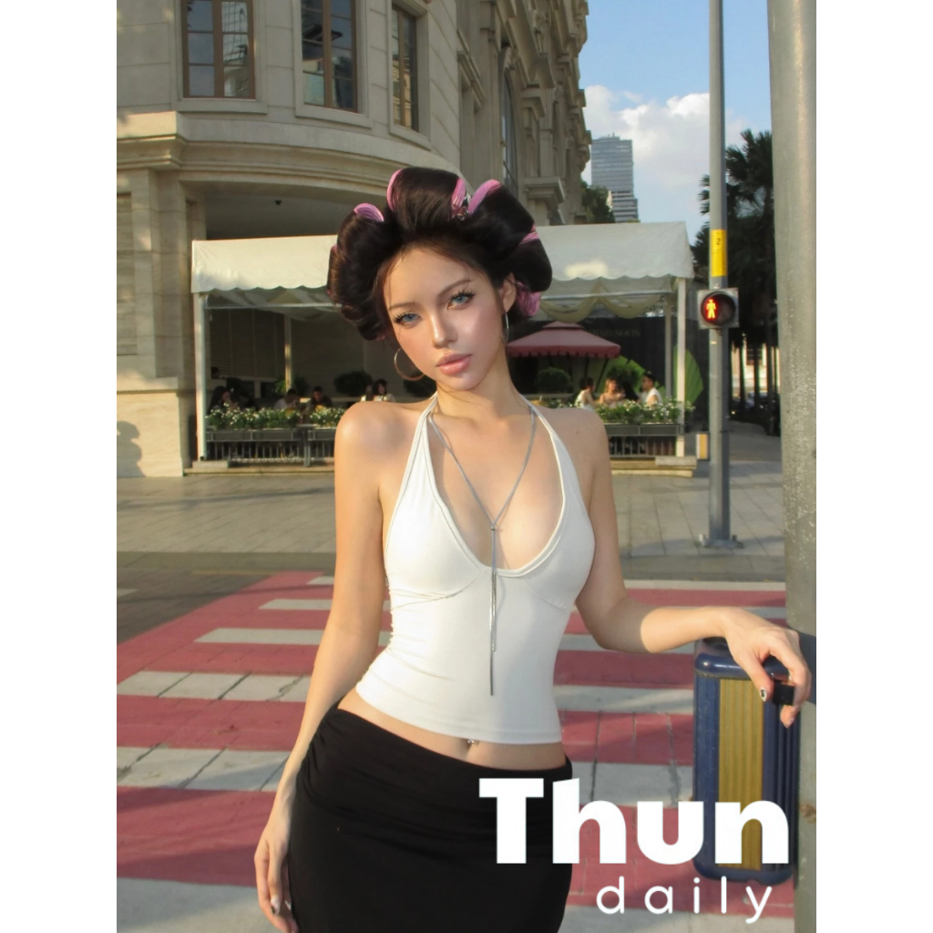เสื้อชั้นในสตรีทรงสลิม 2 ชั้น - ยางยืด [AO00280]