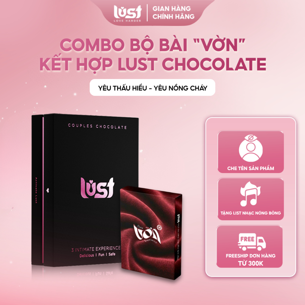 (HN Express) ชุดการ์ดเล่นสําหรับคู่รักและช็อกโกแลต Lust Chocolate | การ์ดเกมอุ่นออกเดทอารมณ์