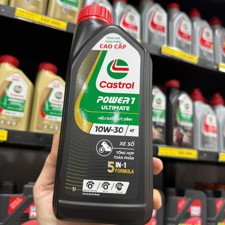 น้ํามัน Castrol Power 1 Ultimate 10W30 1L สําหรับรถเกียร์ฮอนด้า (450013)