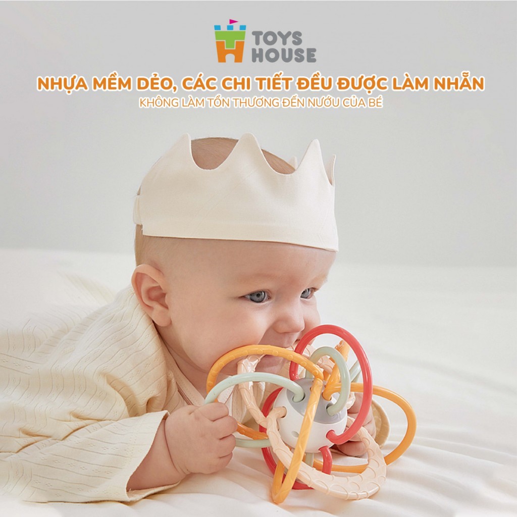 Toyhouse 822-86 ของเล่นลูกบอลแหวนพลาสติก