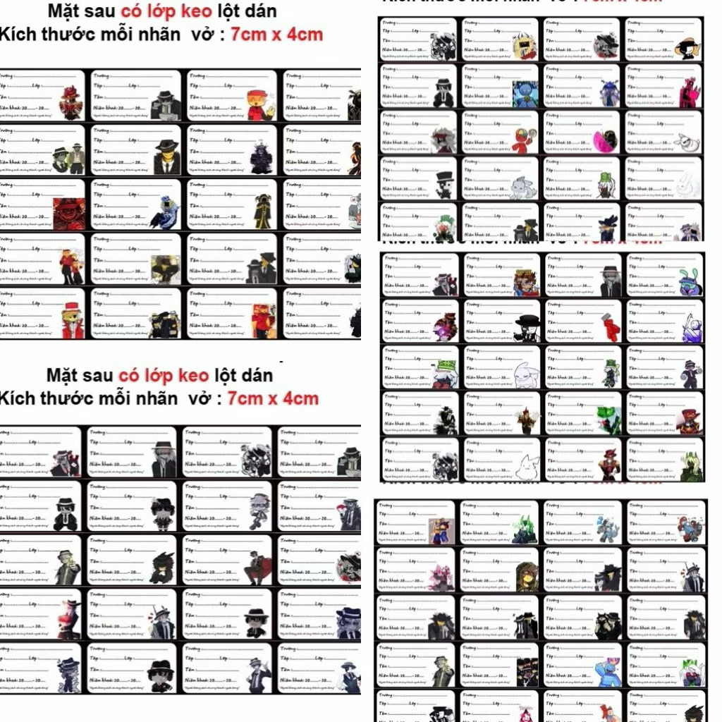 Combo สติ๊กเกอร์ 180 ดวง forsaken โอกาส Dusekkar Taph Two Time Shedletsky Elliot Veeronica Slasher G