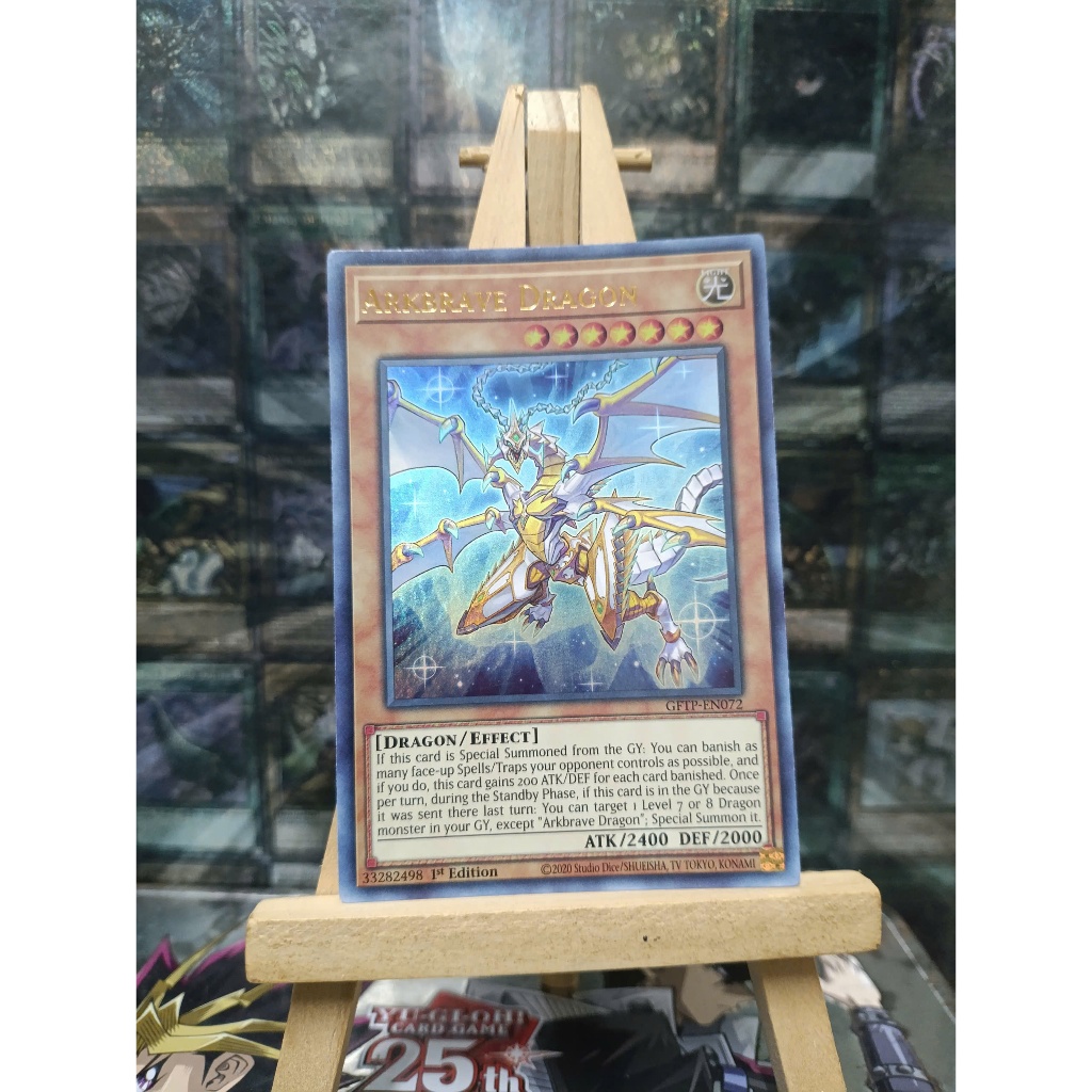 [ Do Lac Yugioh ] Mint90 Yugioh Monster Arkbrave Dragon Ultra Card