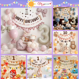 Tổng hợp các set bóng trang trí sinh nhật siêu dễ thương cho bé trai bé gái, set bong bóng bay happy birthday