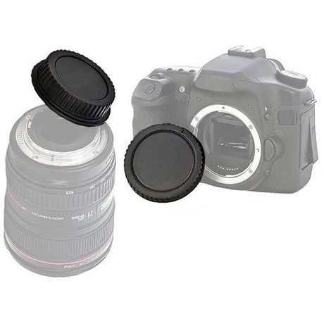 ชุดฝาปิดท้ายเลนส์ Canon EF และฝาปิดตัวกล้อง Canon EF