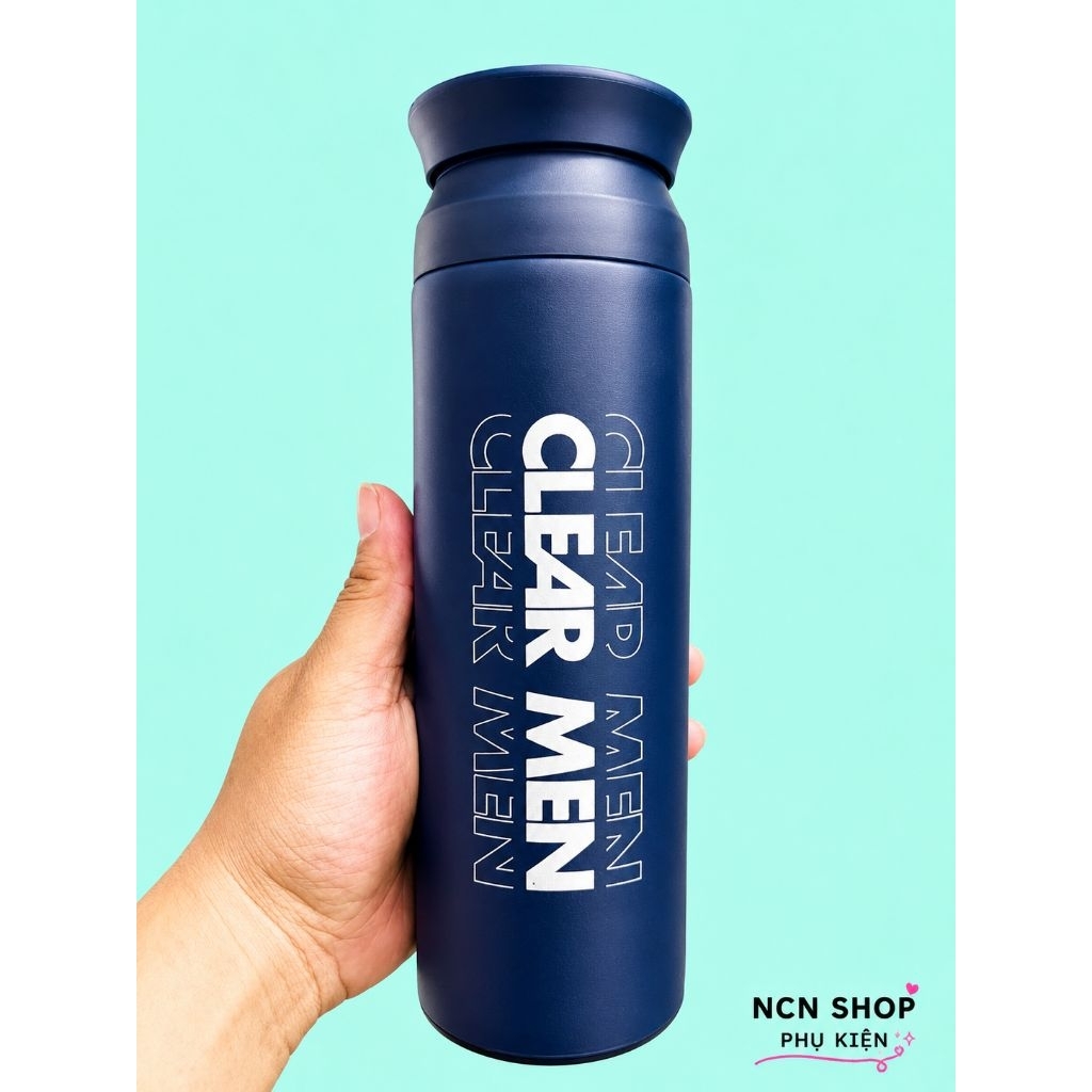 CLEAR MEN กระติกน้ําร้อนสําหรับเล่นกีฬาระดับพรีเมียม