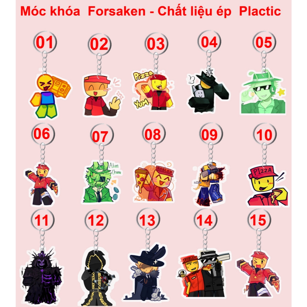 Forsaken โอกาส Dusekkar Taph Two Time Staedsky Elliot Veeronica Slasher Guest Builderman Noob Noli พ