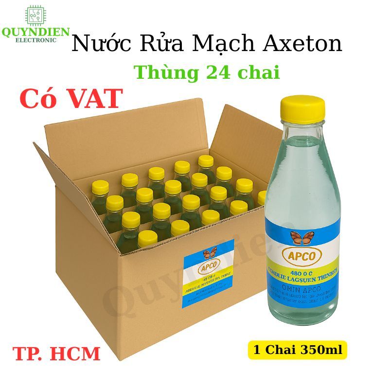 น้ํายาทําความสะอาดบอร์ดหลักอิเล็กทรอนิกส์ Acetone 350ml - Linhkien HD