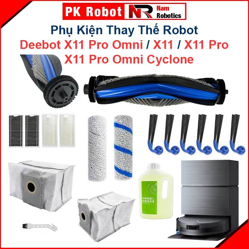 Deebot X11 Pro Omni, X11, X11 Pro, X11 Pro OmniCyclone Robot Replacement Accessories/ Roller Brush, 