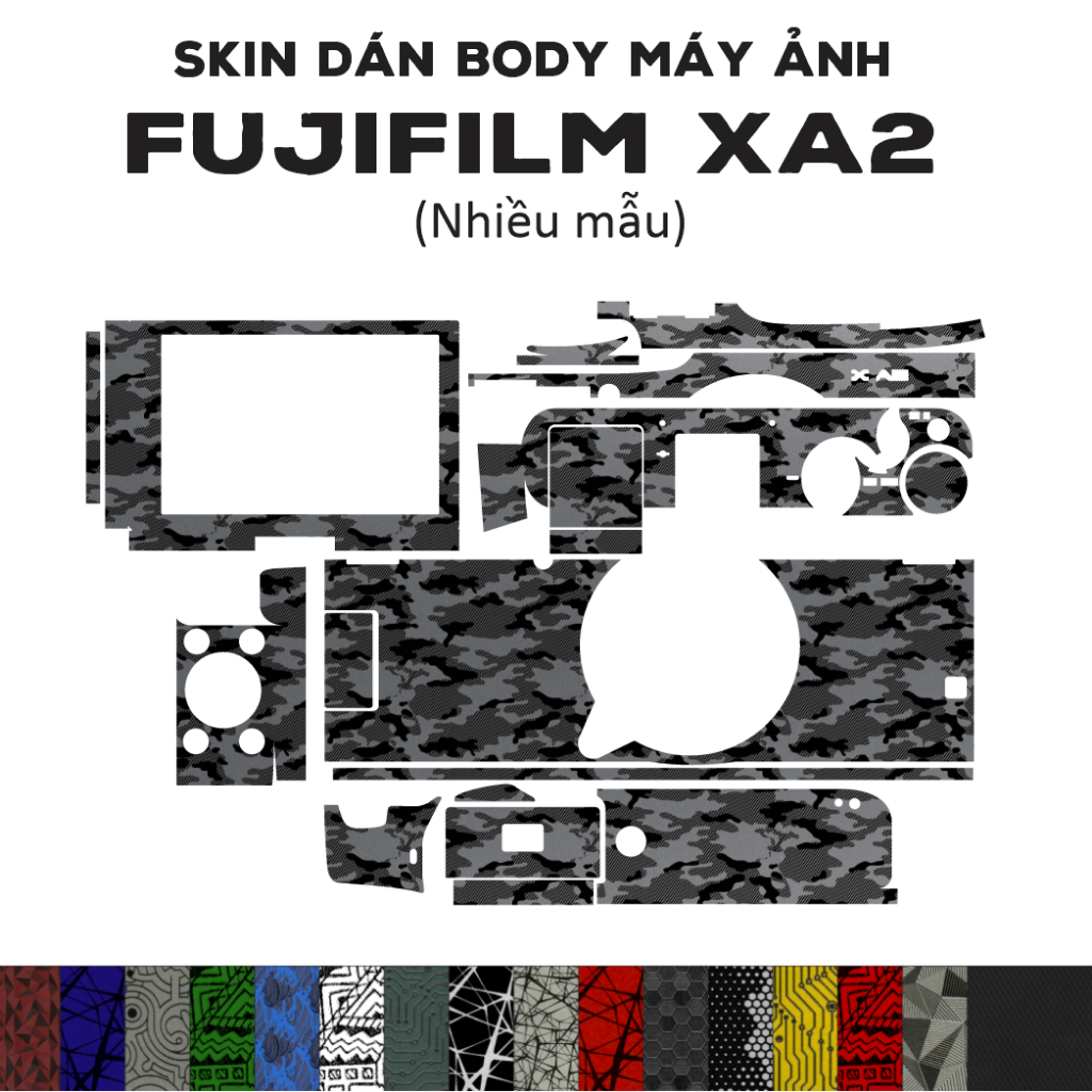 สติ๊กเกอร์ Fujifilm XA2 3M Skin (หลายรุ่น) | ฟิล์มกันรอยสําหรับตัว Fujifilm XA2
