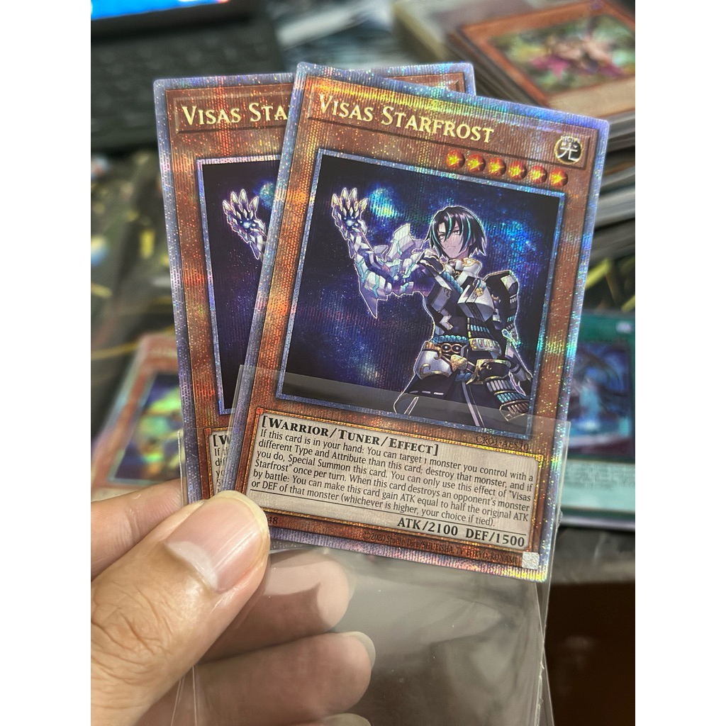 [ ใหม่ ] Yugioh Card CR01-AE050 Visas Starfrost (QCSR)