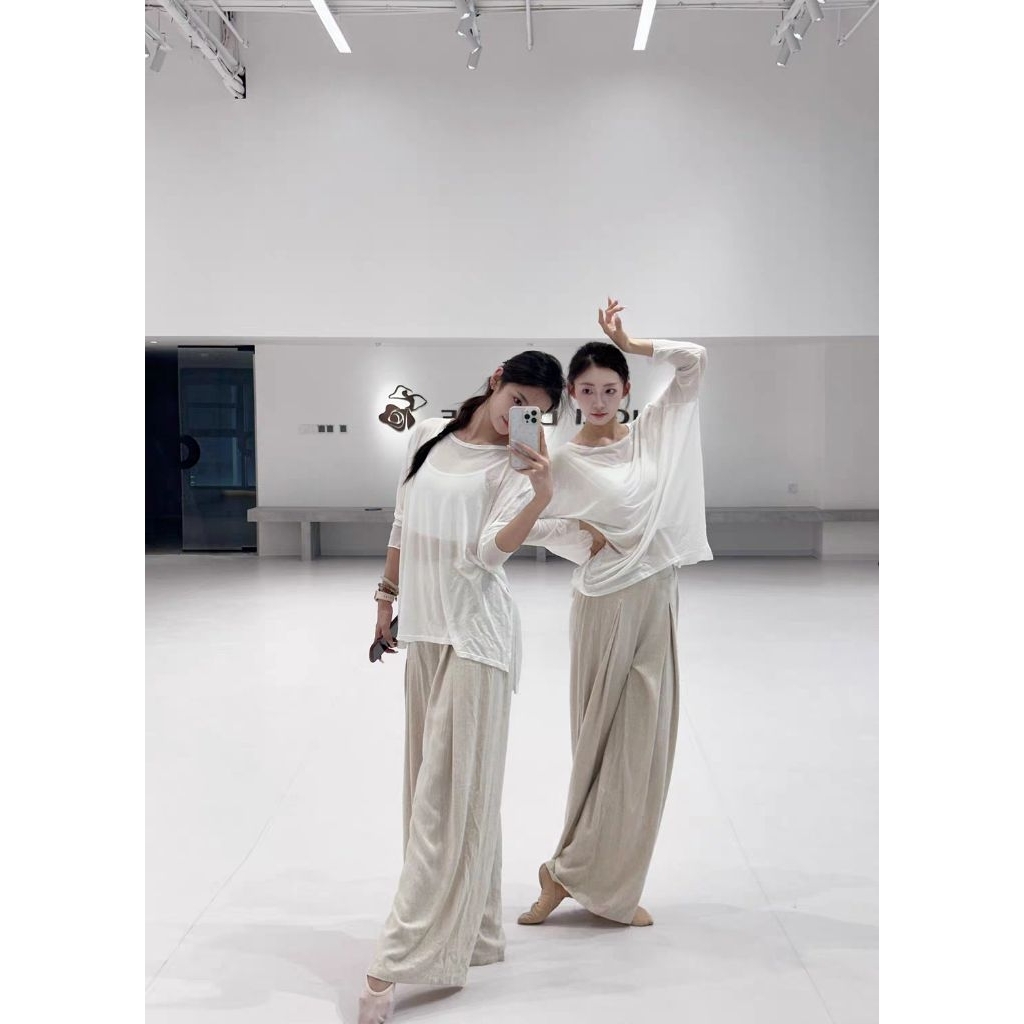 SHINY DANCE SHIRT - BRIGHT REVERSE DANCE SHIRT - คอปกทรงหลวม DANCE PERFORMANCE OUTFIT
