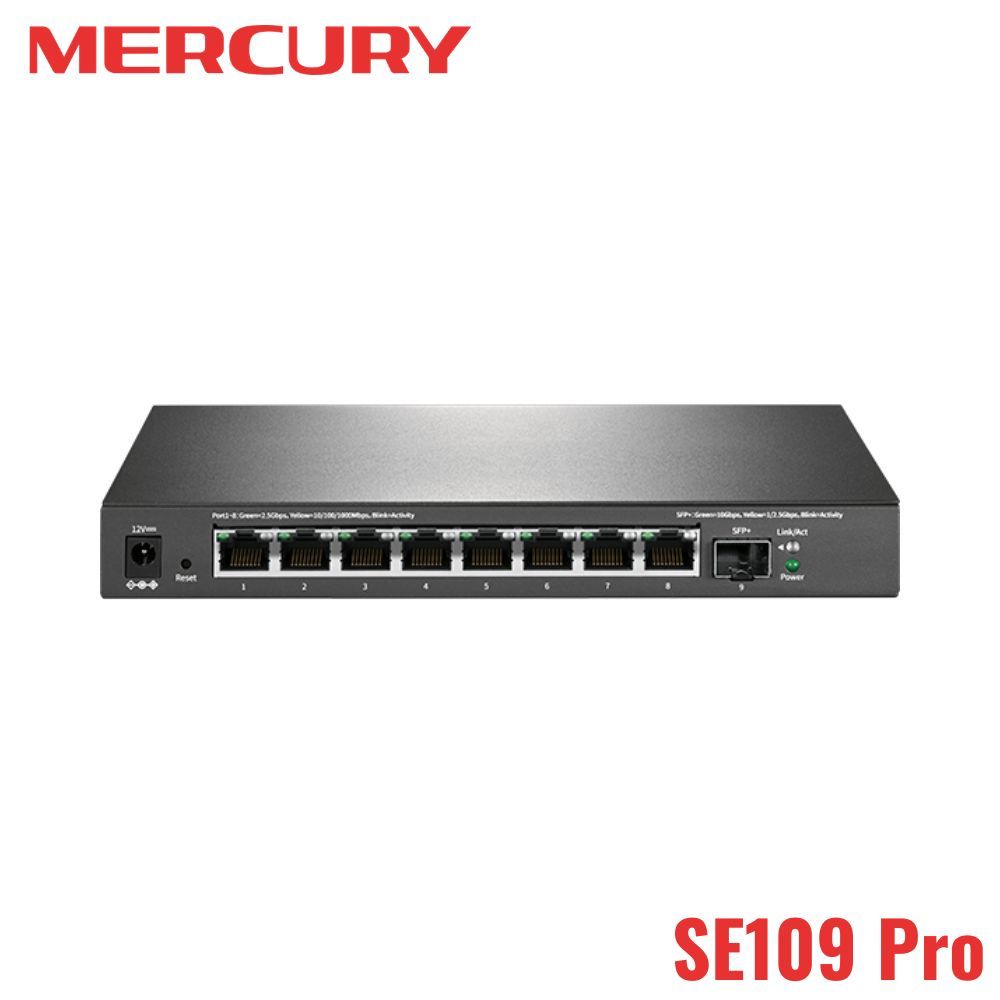 [6TH BH] ตัวแยกเครือข่ายสวิตช์ 2.5G MERCURY SE105M, SE106, SE106P, SE106P Pro, SE109, SE109 pro, SE1