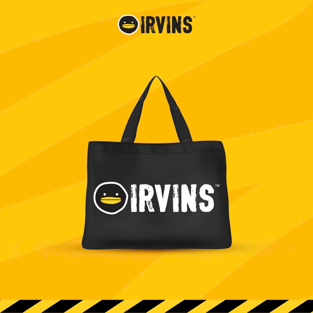 กระเป๋าผ้าใบ สีดํา Irvins - ของขวัญไม่สําหรับ