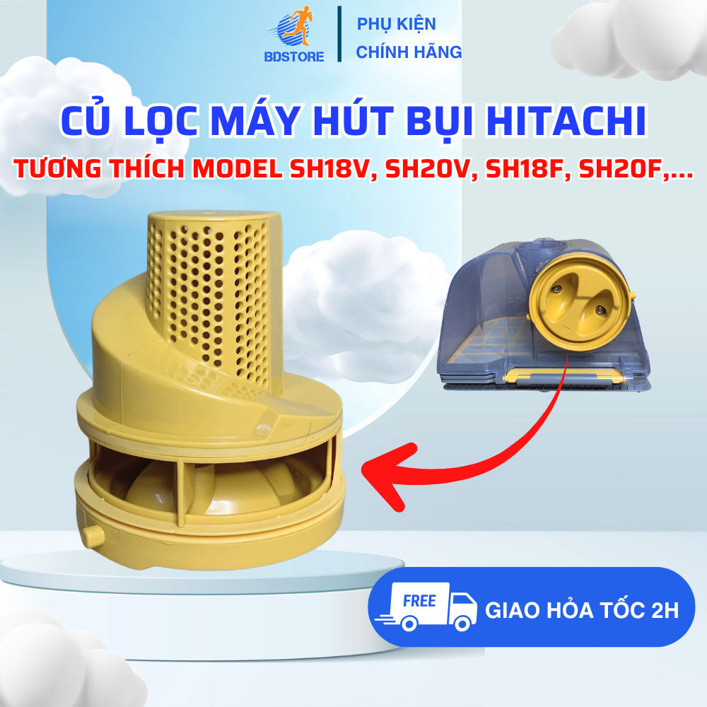 แกนกรองฝุ่นเข้ากันได้กับ HITACHI SH18V, SH20V, SH18F, SH20F,... เหมาะสําหรับรุ่น Diverse