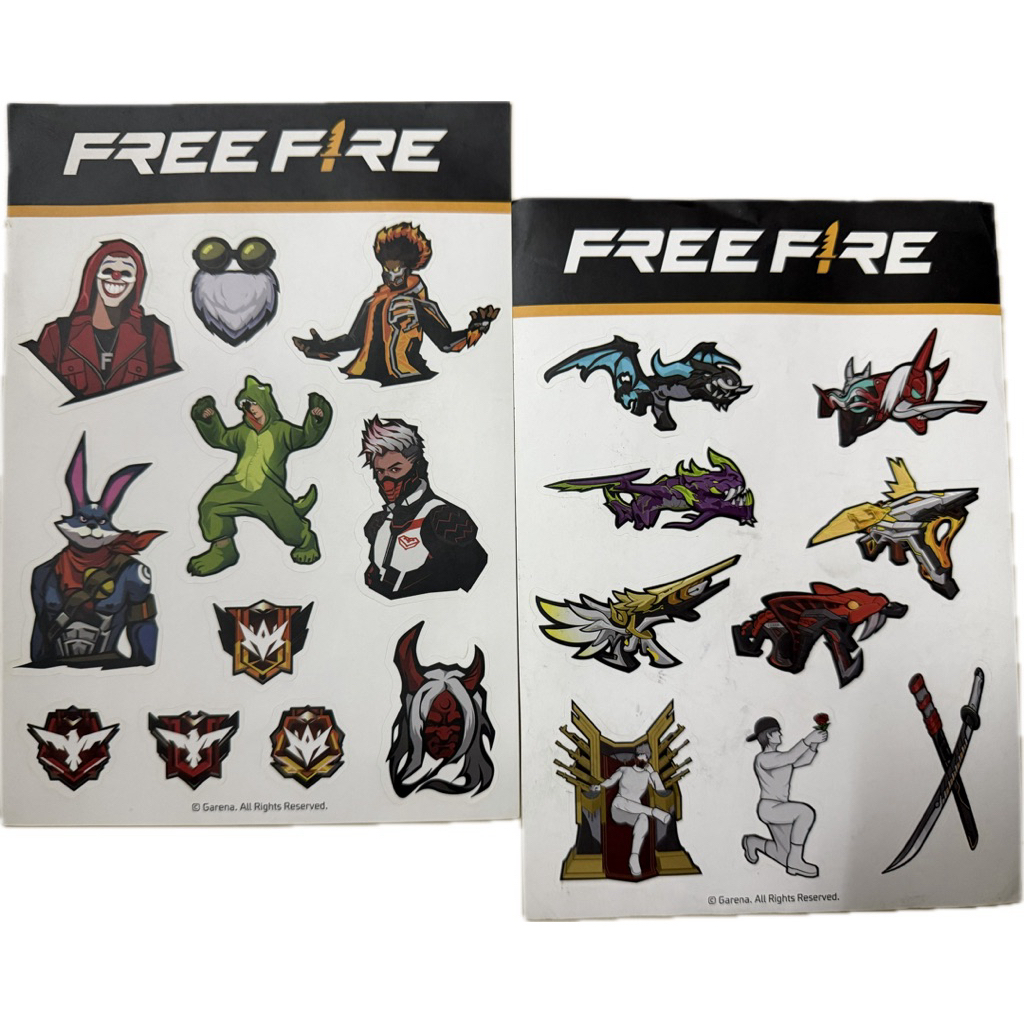 สติ๊กเกอร์ Garena Free Fire ของแท้