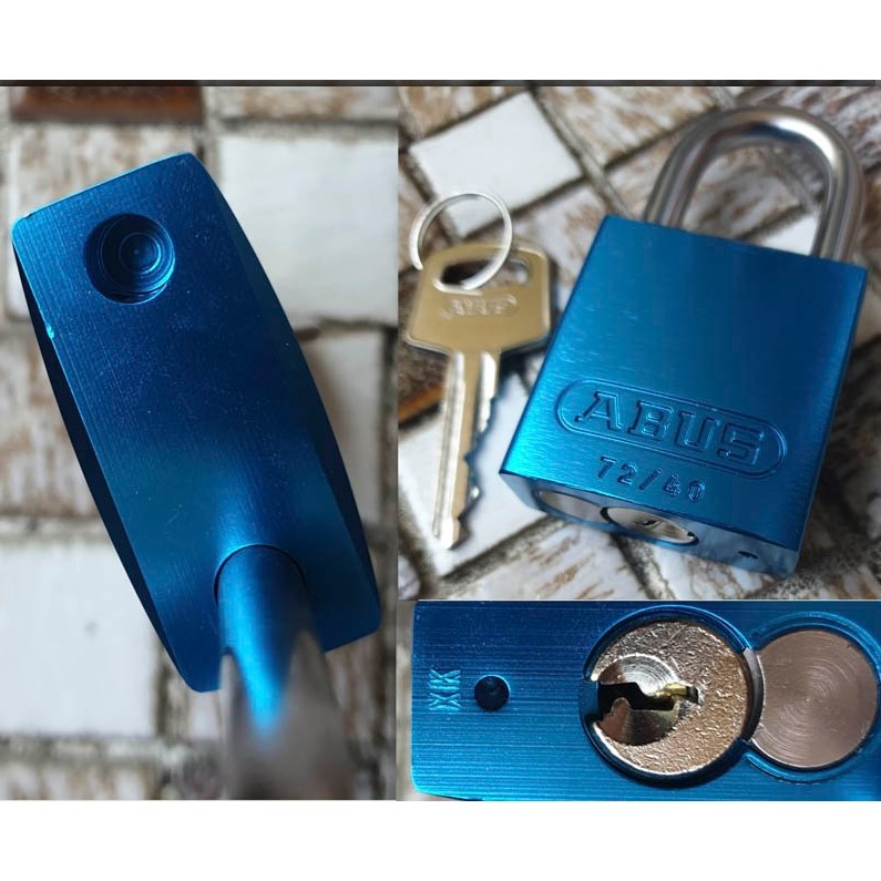 OXY (ผลิตภัณฑ์ GENUINE ABUS) NANO HARD STEEL RING - ANTI-CORROR - ANTI-OXID ABUS Love Lock 72/40