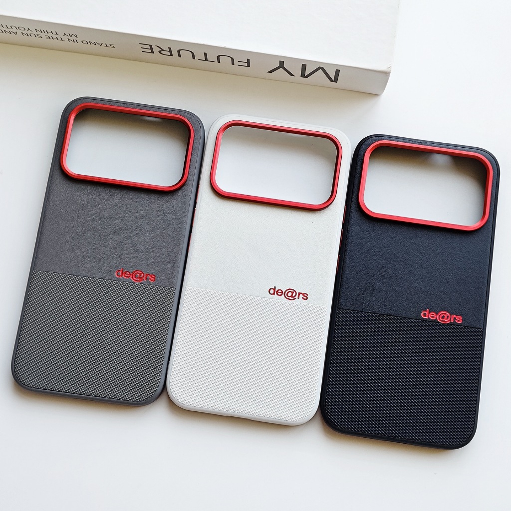 De@rs เคสหนังสําหรับ Xiaomi Redmi K90 Pro Max / K90 Max / K90 - ฝาหลัง TPU ลายไนลอน