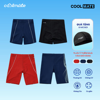 [TẶNG MŨ] BST Quần bơi Coolmate cho bé trai có dây rút chất co giãn 4 chiều kháng clo chống nắng đi bơi đi biển