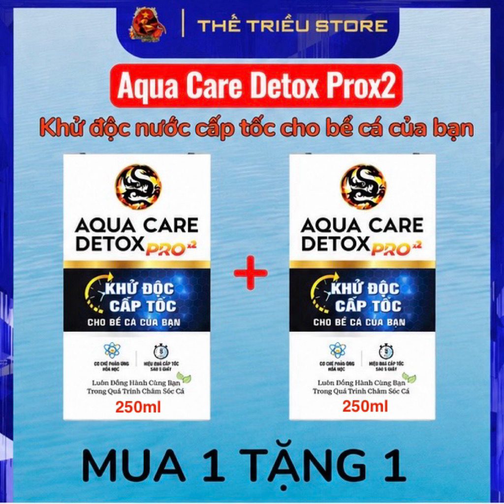 (ซื้อ 1 แถม 1) Aqua Care Detox Prox2 ตู้ไม้น้ําดีท็อกซ์ ขจัดคลอรีน โลหะหนัก สารส้ม NH3, H2S & NO2...