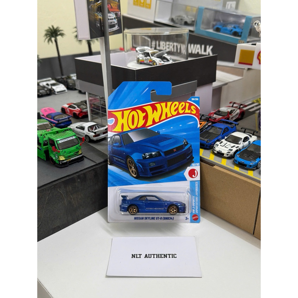 Hotwheels NISSAN SKYLINE GT-R (BNR34)