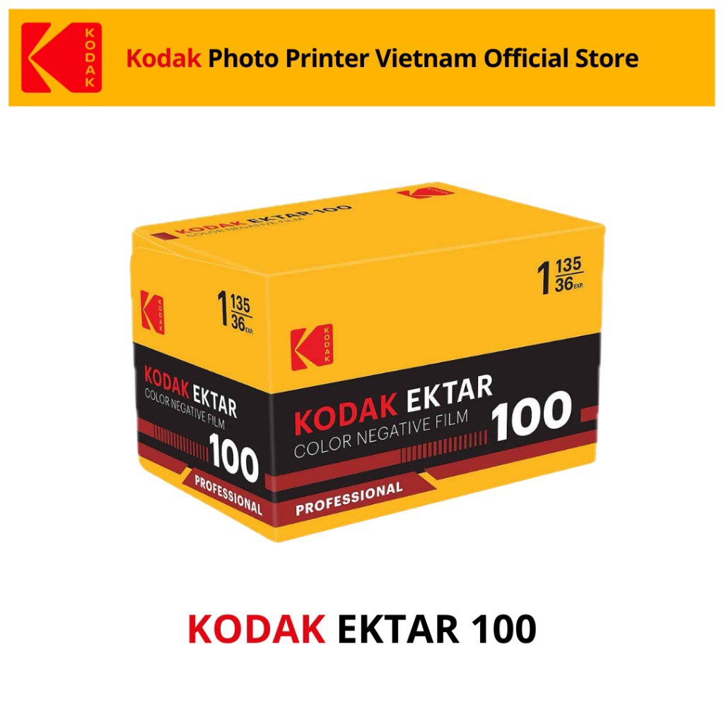 ฟิล์ม Kodak Ektar 100 36exp DATE 03/2028 รุ่นใหม่ 35mm เคลือบฟิล์ม C41