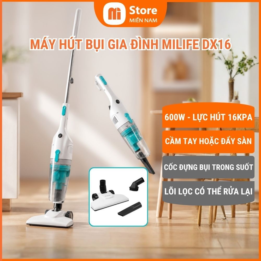 MiLife DX16 600w เครื่องดูดฝุ่นพลังดูดแรง 16000pA