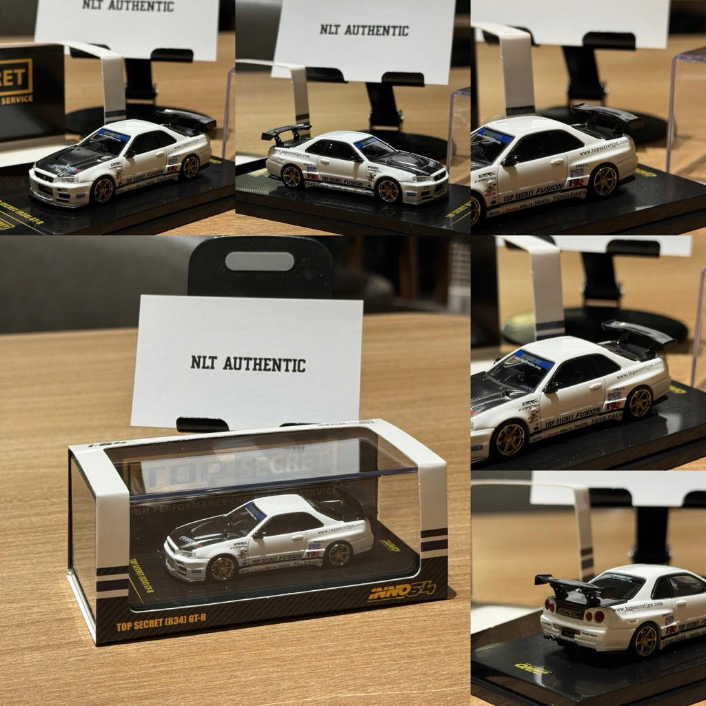 ( Newseal ) Inno64 TOP SECRET R34 GT-R สีขาว