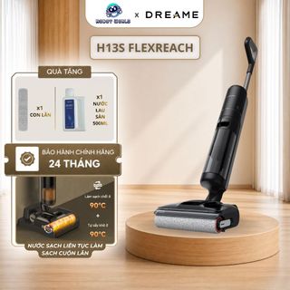 Máy Hút Bụi Lau Nhà Dreame H13s FlexReach Bản Quốc Tế, Lực Hút 21.000Pa, Có Thể Ngả Phẳng 180°