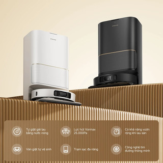 Robot Hút Bụi Lau Nhà Dreame L10s Ultra Heat - Lực Hút 25000Pa, Giặt Dẻ Nước Nóng - BH 24 Tháng