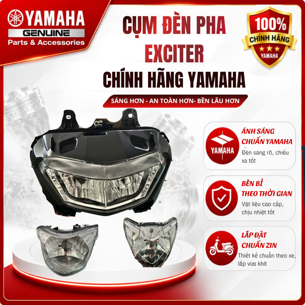 คลัสเตอร์ไฟหน้า Yamaha Exciter ของแท้ สําหรับ Exciter 135, Exciter 150, Exciter 155