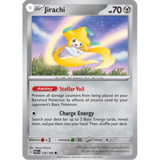 [การ์ดโปเกมอน TCG] Jirachi - 126/182 - ทั่วไป