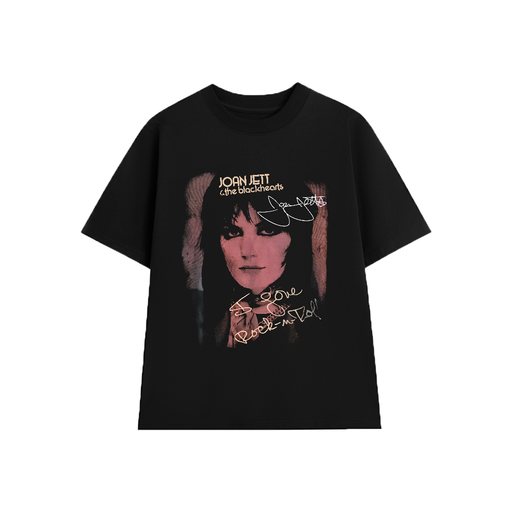 JOAN JETT JJ002 เสื้อยืด Unisex Loose Form Soft Cotton