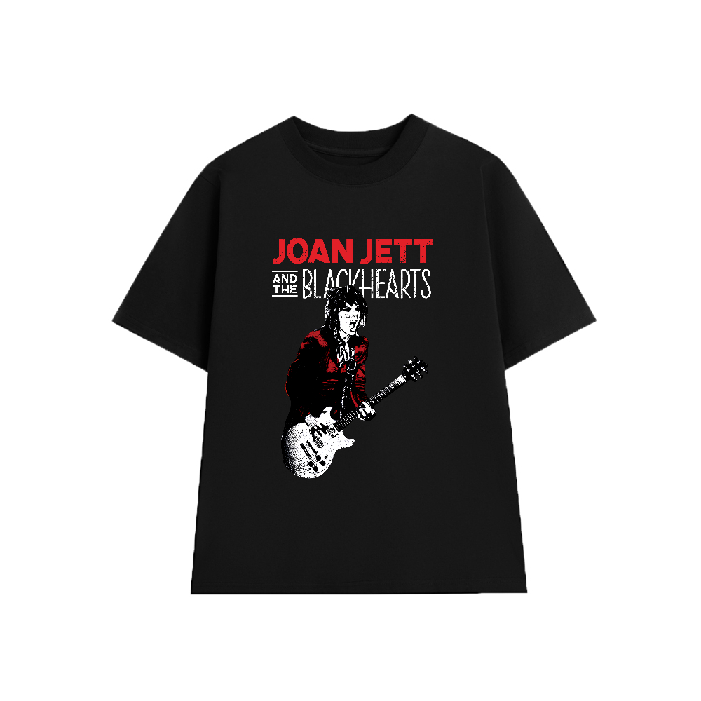 เสื้อยืด Joan Jett & the Blackhearts 04 ผ้าฝ้ายนุ่มหลวม Unisex