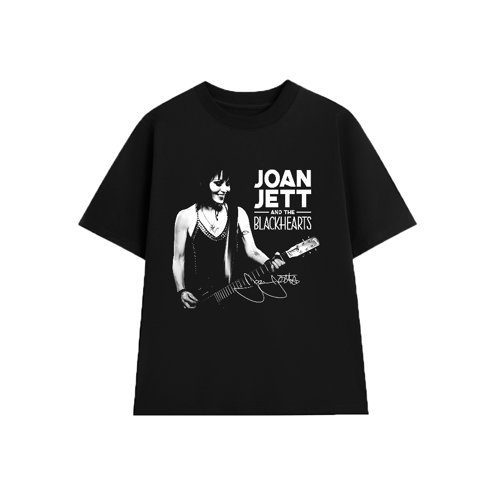 เสื้อยืด Joan Jett & the Blackhearts 05 ผ้าฝ้ายนุ่มหลวม Unisex