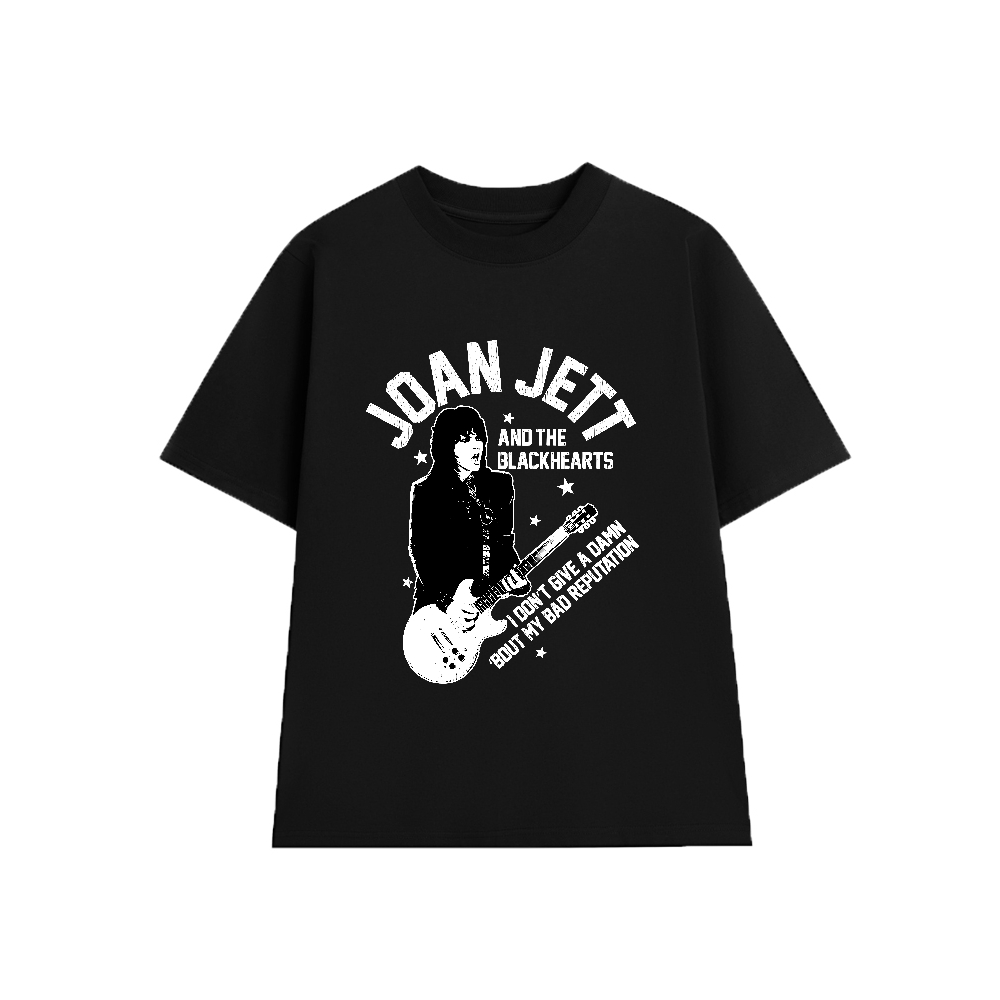 เสื้อยืด Joan Jett & the Blackhearts 06 ผ้าฝ้ายนุ่มหลวม Unisex