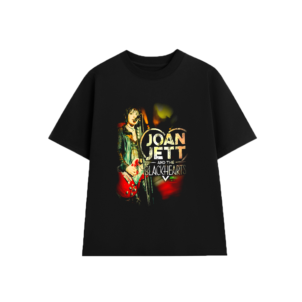 เสื้อยืด Joan Jett & the Blackhearts 07 ผ้าฝ้ายนุ่มหลวม Unisex