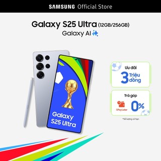Điện thoại Samsung Galaxy S25 Ultra, Điện thoại AI, 256GB, Video camera đêm Nightography, S Pen đa nhiệm