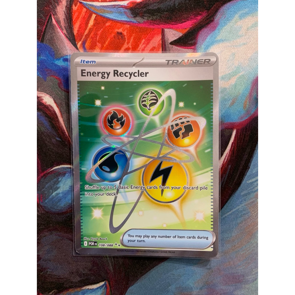 การ์ดโปเกมอนภาษาอังกฤษ - Energy Recycler - 108/088