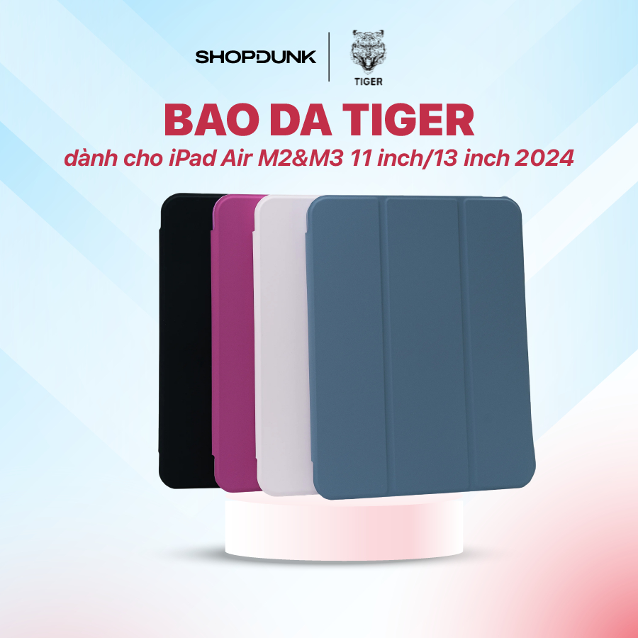 Tiger Smart Cover สําหรับ iPad Air M2&M3 11 นิ้ว/13 นิ้ว 2024