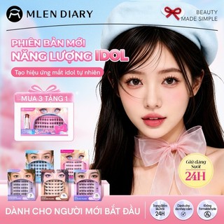 MLEN DIARY Mi Giả Có Sẵn Keo Bst Các Loài Hoa Lông Mi Giả Mi Cụm Có Sẵn Keo Mềm Mại Tự Nhiên, Có Thể Tái Sử Dụng