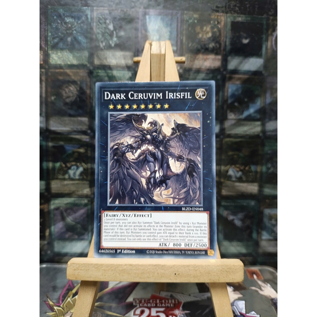 [ Do Lac Yugioh ] Mint90 Yugioh Monster Dark Ceruvim Irisfil Card