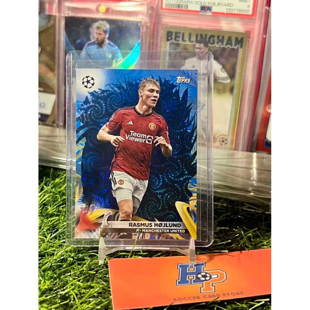 การ์ดฟุตบอล Rasmus Hojlund /99 Topps Carnaval UCC 2023/24