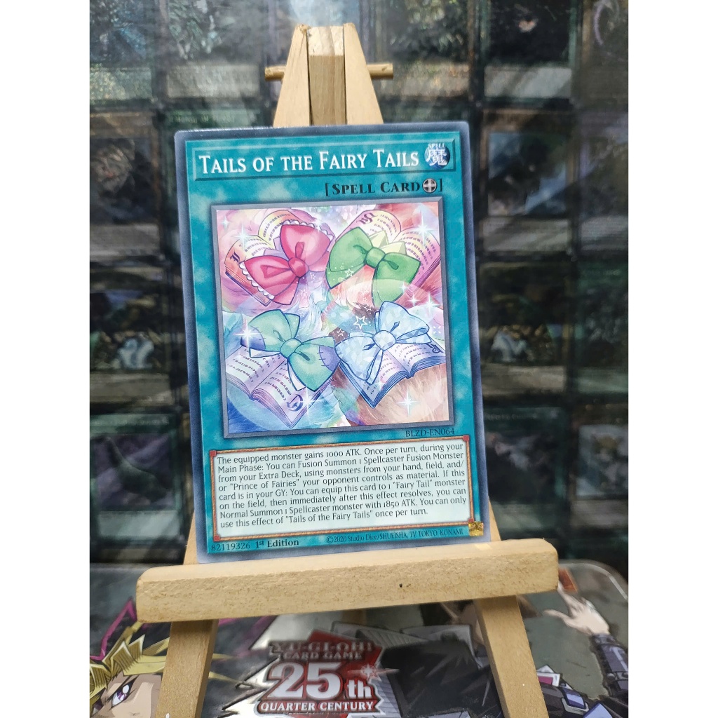 [ Do Lac Yugioh ] การ์ด Mint90 Yugioh Spell Tails of the Fairy Tails ทั่วไป