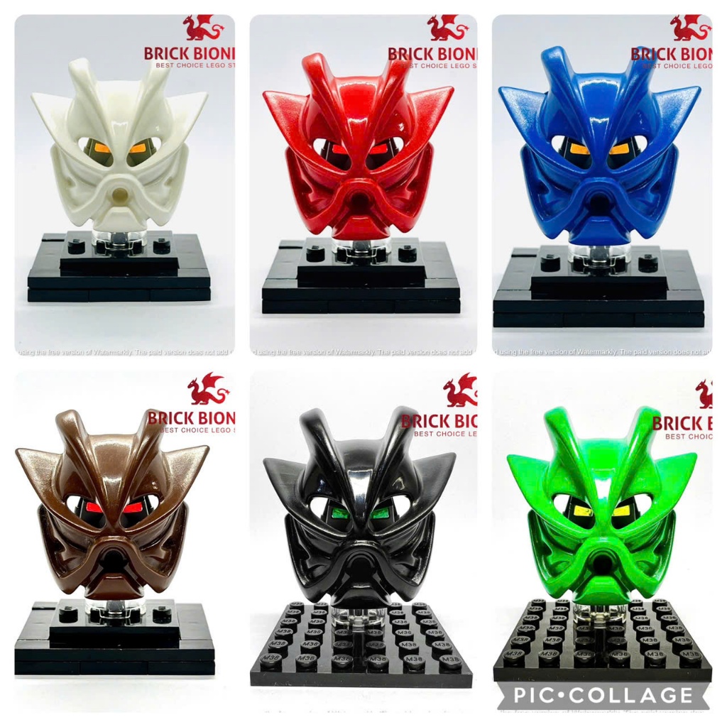 BIONICLE MASK - BIONICLE FACE ACCESSORIES TOY - Bionicle Mask Kakama Nuva