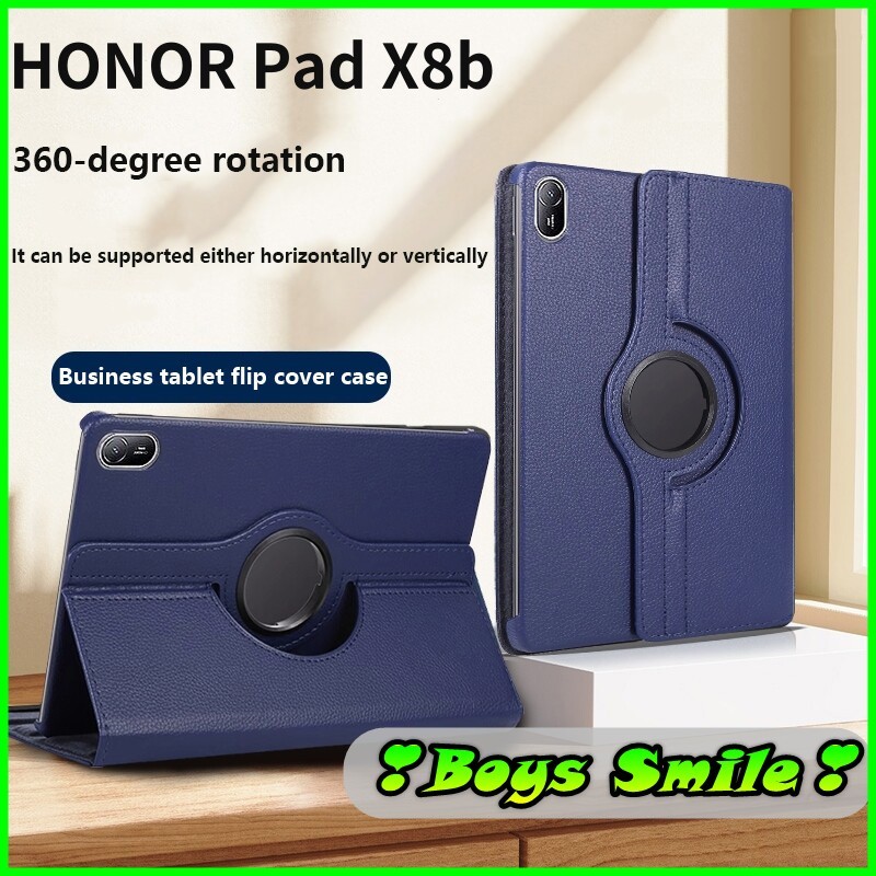 เคสหนังหมุนได้อัจฉริยะ 360 องศาสําหรับ HONOR Pad X8b 11 นิ้วรุ่น NDL2-W09 NDL2-L09 พับ