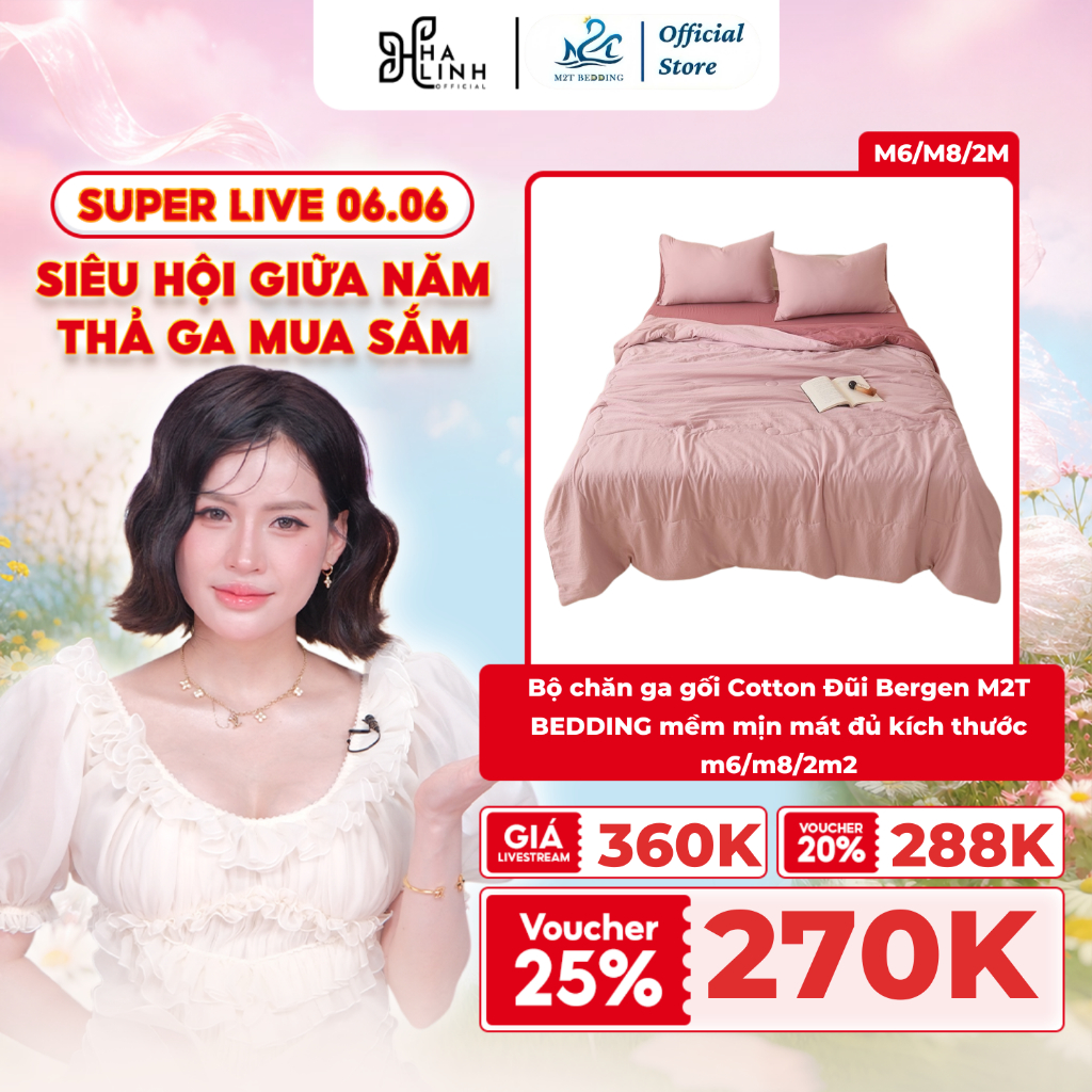 [Vo Ha Linh x M2T] Bergen M2T BEDDING BEDDING ชุดนุ่มและเท่ ทุกขนาด 1m6/1m8/2m2